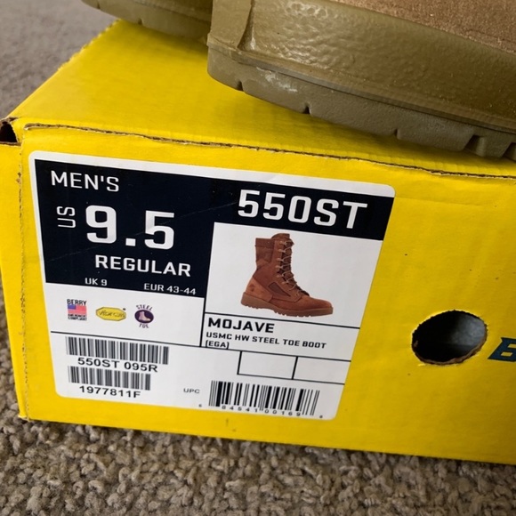 Steel toe boot size 9.5 - Picture 3 of 3